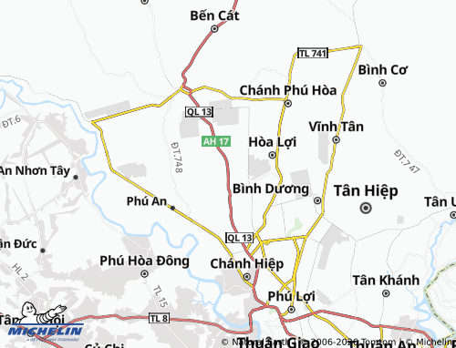MICHELIN Thới Hòa map - ViaMichelin