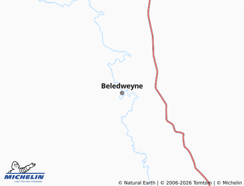 MICHELIN Beledweyne map - ViaMichelin