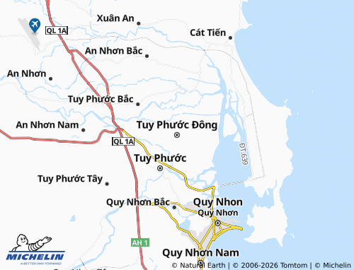 MICHELIN Phước Sơn map - ViaMichelin