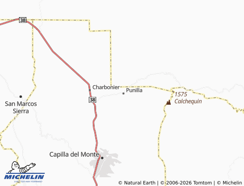 MICHELIN Quebrada de Luna map - ViaMichelin