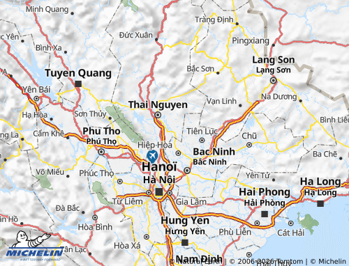Mapa MICHELIN Hiệp Hòa - ViaMichelin