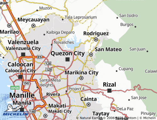 MICHELIN Batasan map - ViaMichelin