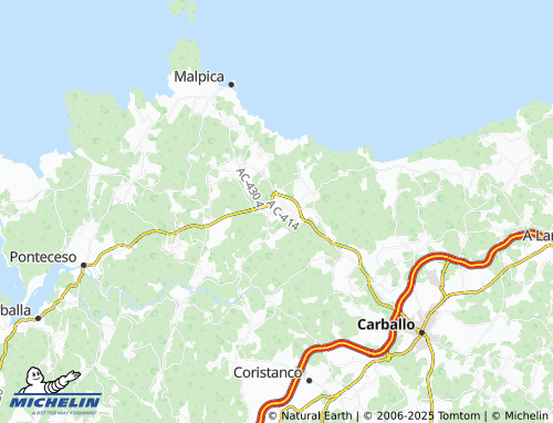 MICHELIN-Landkarte Costa - ViaMichelin