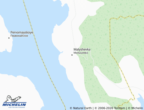 MICHELIN-Landkarte Malyshevka - ViaMichelin