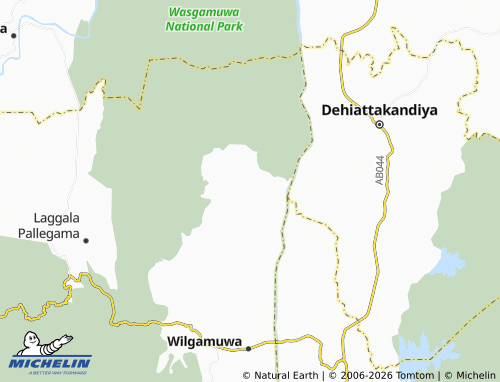 MICHELIN Medakanda map - ViaMichelin
