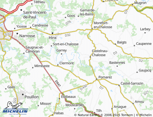 MICHELIN Ozourt map - ViaMichelin