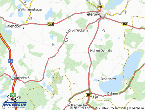 Mapa MICHELIN Nienhagen - ViaMichelin