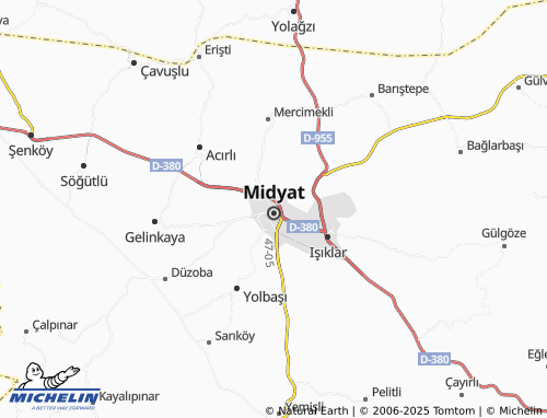 Mappa MICHELIN Yeni - ViaMichelin