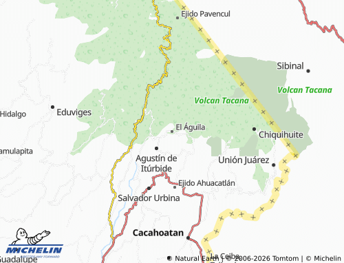 MICHELIN El Águila map - ViaMichelin