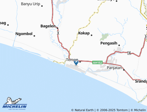 MICHELIN Karang Wuluh map - ViaMichelin