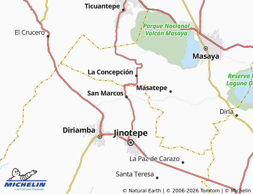 Mappa MICHELIN San Marcos - ViaMichelin