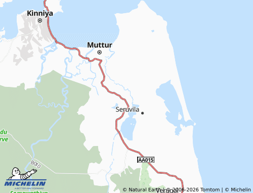 MICHELIN-Landkarte Palathoppur - ViaMichelin