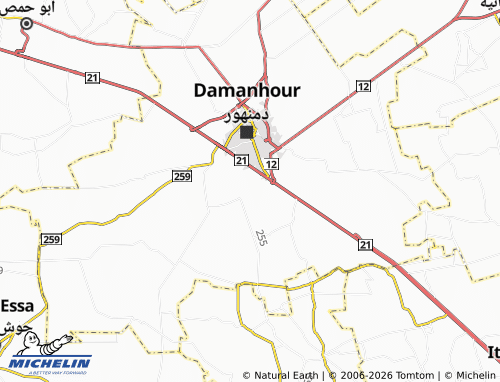 Mappa MICHELIN Azab Qartasa wa-Tamous - ViaMichelin