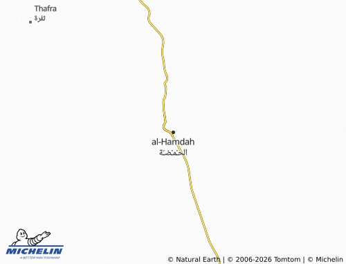 MICHELIN-Landkarte al-Hamdah - ViaMichelin