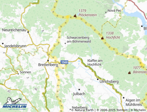 MICHELIN Panidorf map - ViaMichelin
