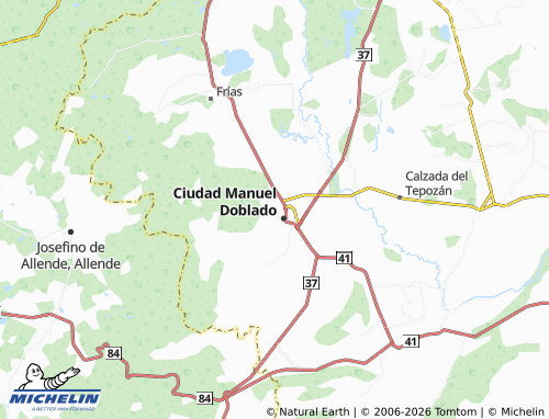 Mapa MICHELIN Álvaro Obregón - ViaMichelin