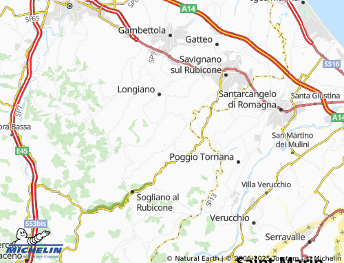 MICHELIN Musano map - ViaMichelin