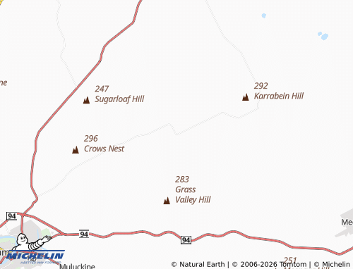 Mapa MICHELIN Southern Brook - ViaMichelin