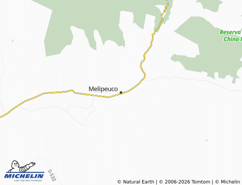 Mappa MICHELIN Melipeuco - ViaMichelin