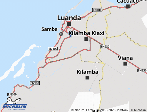Mappa MICHELIN Kilamba Xiako - ViaMichelin