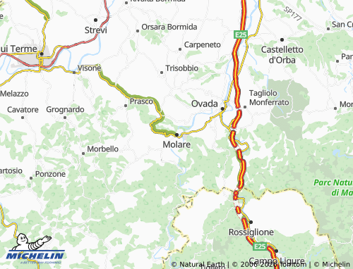 Mapa MICHELIN Molare - ViaMichelin