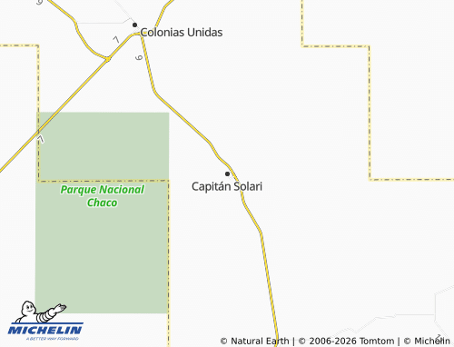 Mappa MICHELIN Capitán Solari - ViaMichelin