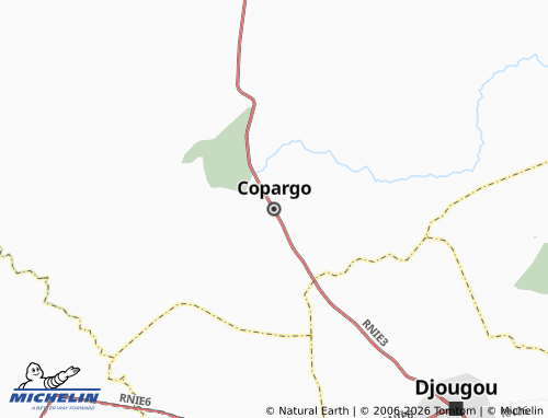Carte MICHELIN Copargo - ViaMichelin
