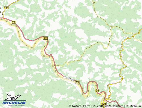 Carte MICHELIN Grčić - ViaMichelin