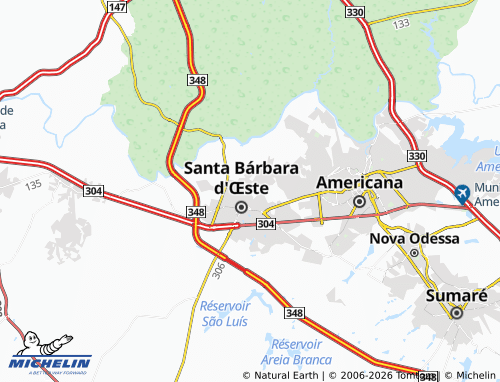 Mapa MICHELIN Vila Oliveira - ViaMichelin