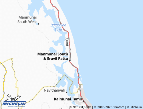 Mappa MICHELIN Kaluthavalai Shanthipuram - ViaMichelin