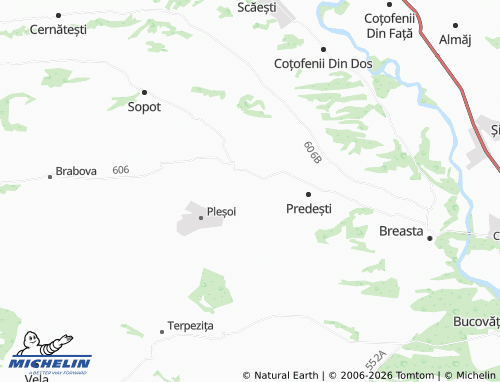 MICHELIN Milovan map - ViaMichelin