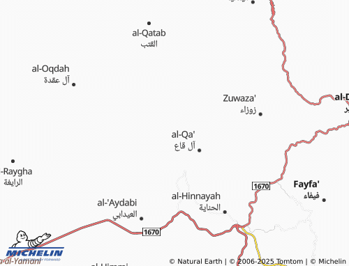 MICHELIN Dhahirat As Safa map - ViaMichelin