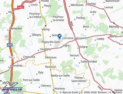 Mappa MICHELIN Vigny - ViaMichelin