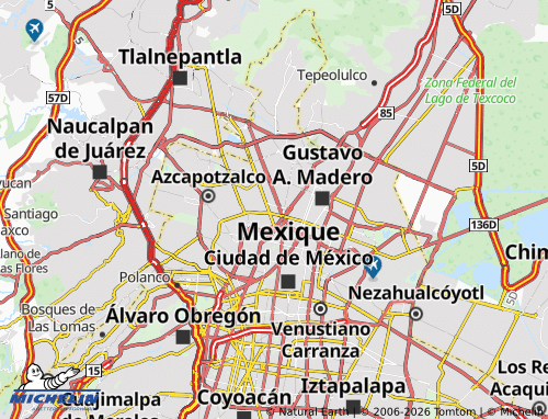 Mapa MICHELIN Defensores de La República - ViaMichelin