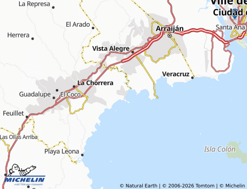 Mappa MICHELIN Puerto Caimito - ViaMichelin