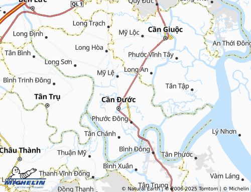 MICHELIN Tân Lân map - ViaMichelin