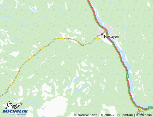 MICHELIN Natten map - ViaMichelin