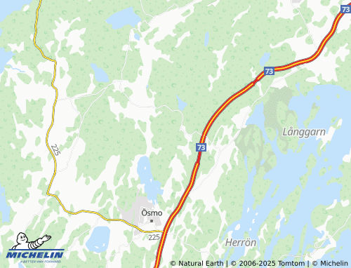 MICHELIN Segersäng map - ViaMichelin