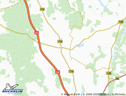 Mappa MICHELIN Taujėnai - ViaMichelin