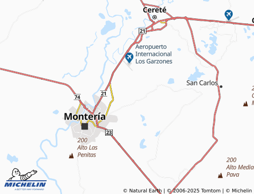 MICHELIN El Tapao map - ViaMichelin