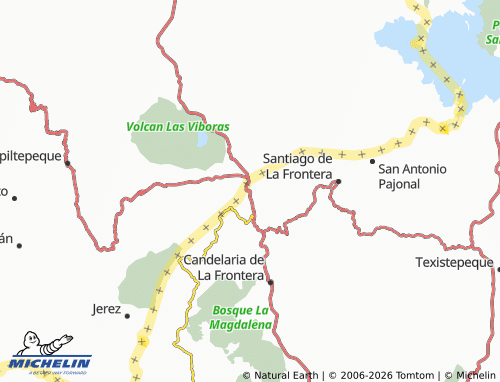 Mappa MICHELIN Frontera San Cristóbal - ViaMichelin