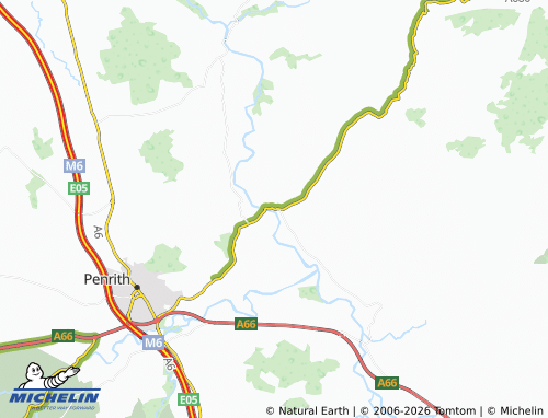 Carte MICHELIN Langwathby - ViaMichelin