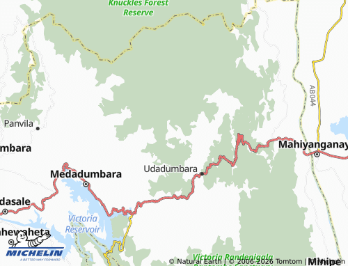 Mapa MICHELIN Wadawalakanda - ViaMichelin