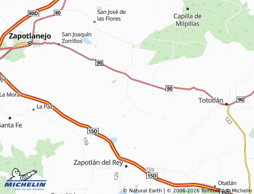 Carte MICHELIN Saucillo de Maldonado - ViaMichelin