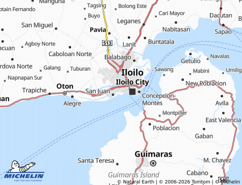 MICHELIN North Baluarte map - ViaMichelin