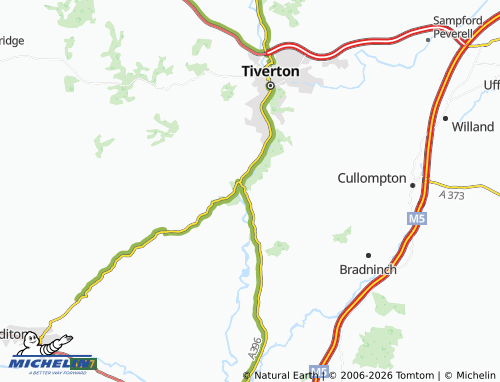 MICHELIN Bickleigh map - ViaMichelin