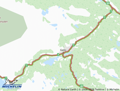 MICHELIN Geilohovda map - ViaMichelin