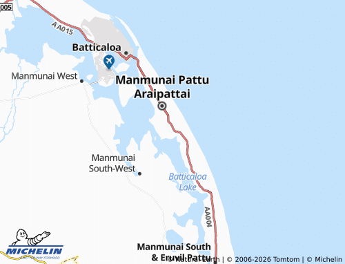 Mappa MICHELIN Thalankudah - ViaMichelin