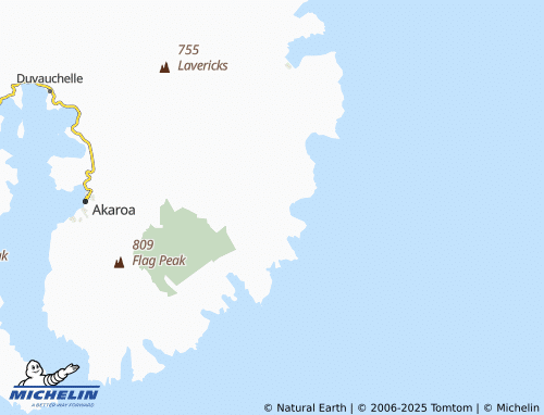 MICHELIN Goughs Bay map - ViaMichelin