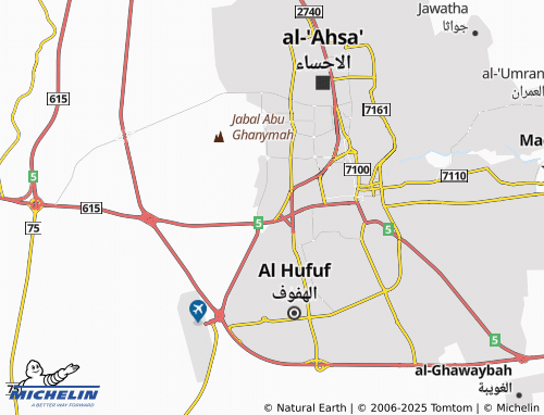 MICHELIN Al Amanah District map - ViaMichelin
